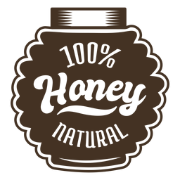 Behälterhonigabzeichen PNG-Design