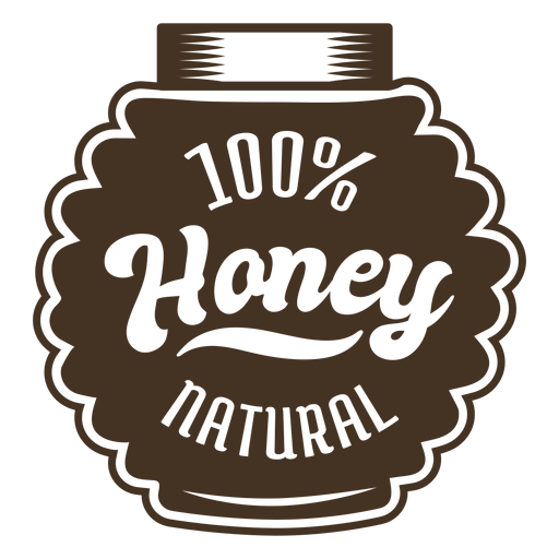 Emblema de mel do recipiente Desenho PNG