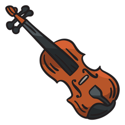 Ilustración de instrumento irlandés de violín irlanda