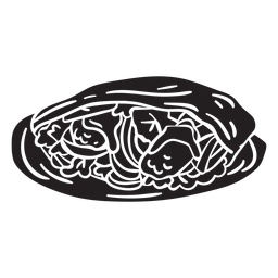 Comida shawarma israeli preto Desenho PNG