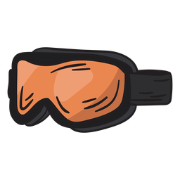 Brille Ski Snowboard Ausrüstung Illustration PNG-Design