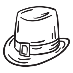 Chapelaria chapéu irlandês traçado Desenho PNG