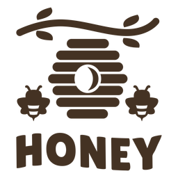 Emblema colmeia de abelhas