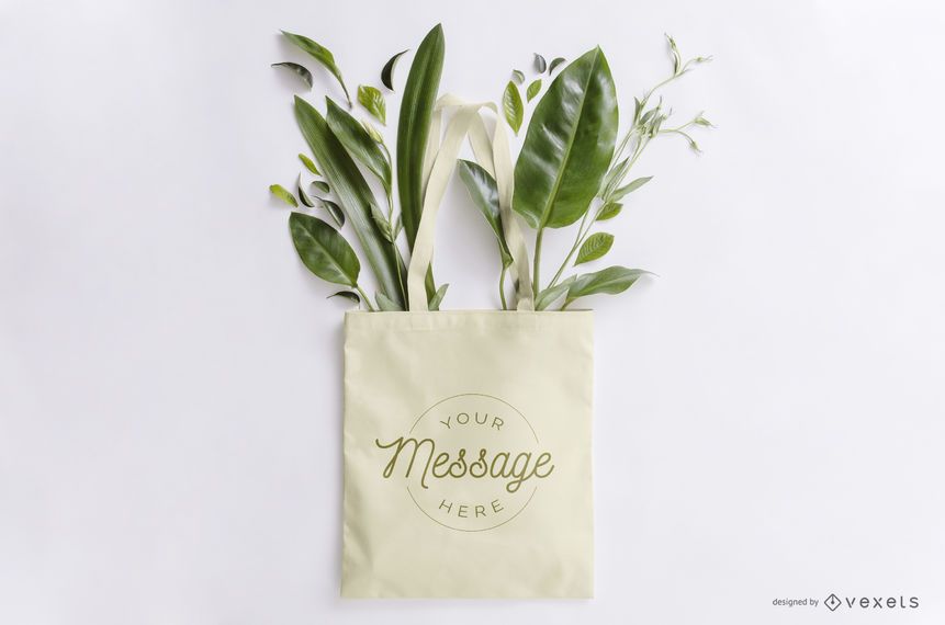 Tote bag floral mockup Tote bag floral mockup