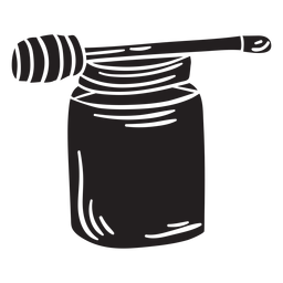 Jar dipper mel preto Desenho PNG