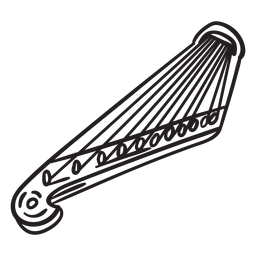 Kantele corda instrumento finland golpe Desenho PNG