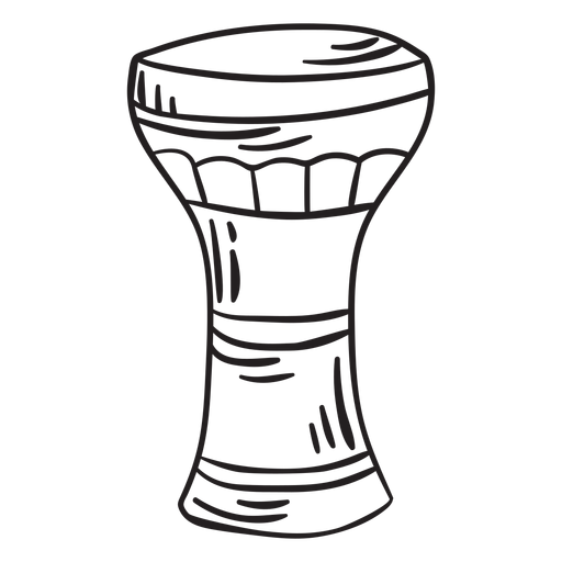 Membranophone musical instrument goblet stroke Transparent PNG & SVG