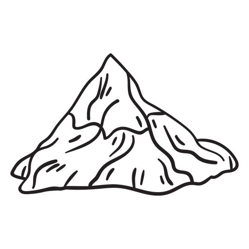 Kultschub der Bergschweizer Alpen PNG-Design