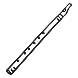 Traço de flauta irlandesa de instrumento musical Transparent PNG