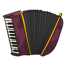 Instrumento musical schwyzerörgeli ilustración Diseño PNG
