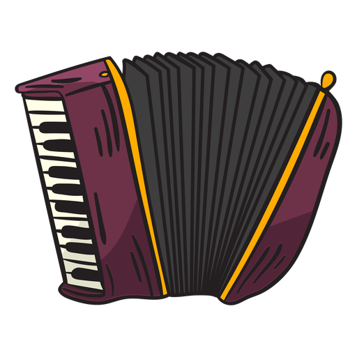 Musical instrument schwyzerörgeli illustration