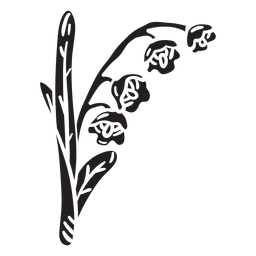 Ilustración de flor nacional de finlandia Diseño PNG
