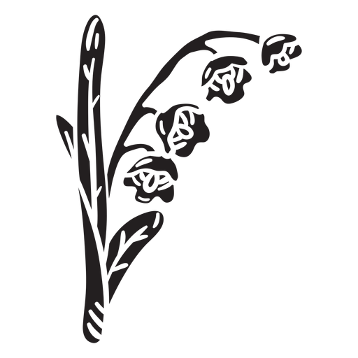 Ilustraci?n de flor nacional de finlandia Diseño PNG