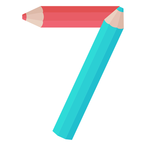 number 7 pencil