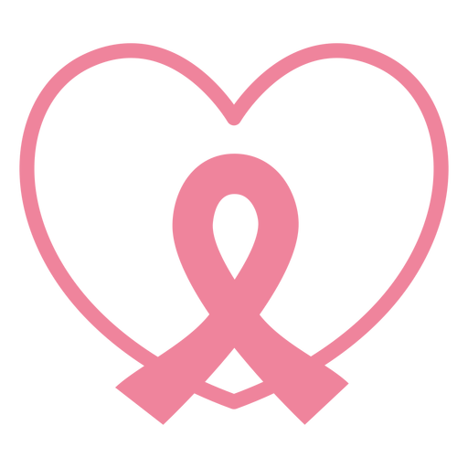 awareness ribbon heart vector