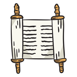 Ilustração Scroll Dead Sea Israel Desenho PNG