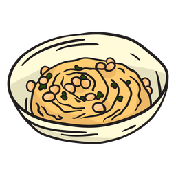 Suppe Essen Israel traditionelle Illustration PNG-Design