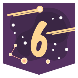 Raum Nummer 6 Banner PNG-Design