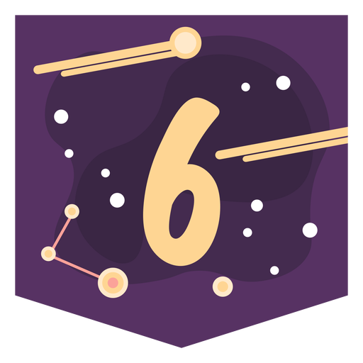 Space number 6 banner