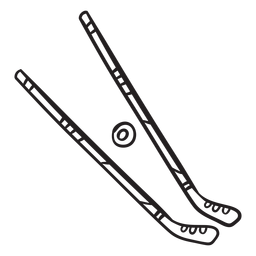Bastões esportivos golpe de equipamento de disco Desenho PNG