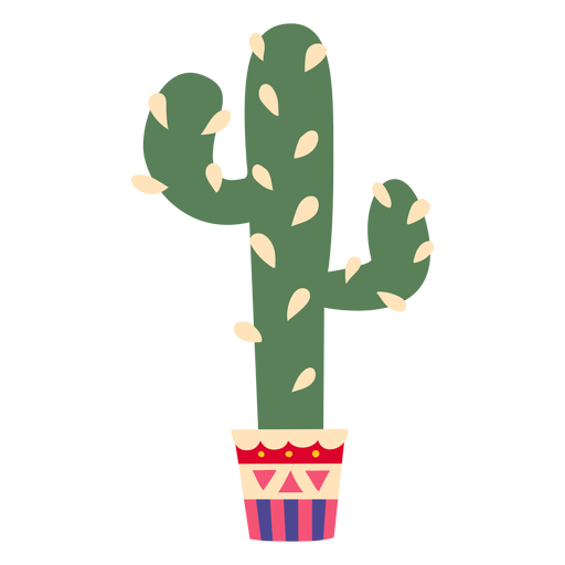 Ilustración de cactus de planta alta Diseño PNG