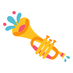 Ilustração de instrumento musical trompete mariachi Transparent PNG