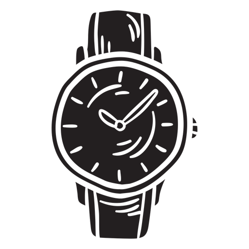 Reloj accesorio reloj negro Diseño PNG