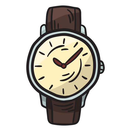 Watch accessory traditional illustration PNG Design