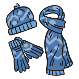 Winter gear snow finland illustration Winter gear snow finland illustration