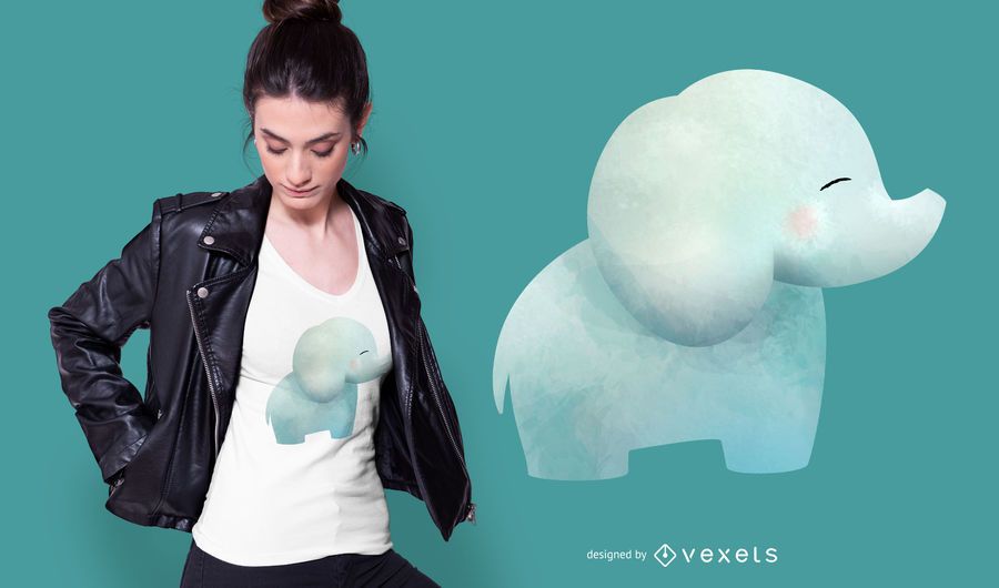 Cute Elephant T-shirt Design Cute Elephant T-shirt Design