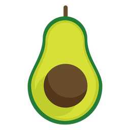 Frutos de abacate Desenho PNG