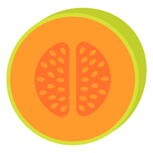 Design PNG E SVG De Fruta De Damasco Plana Para Camisetas