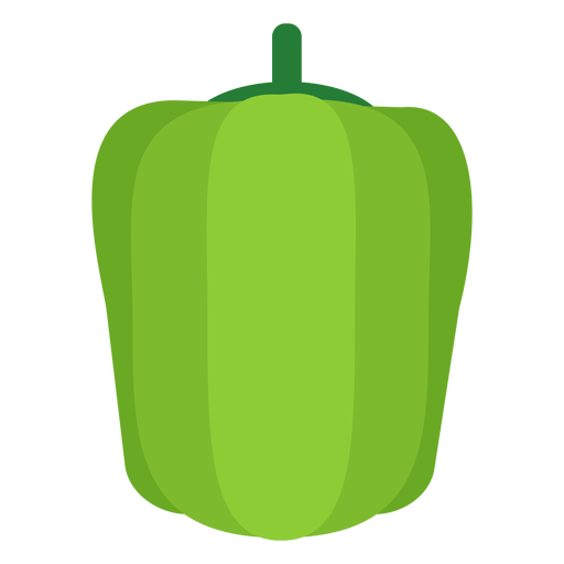 Capsicum Gemüse flach PNG-Design