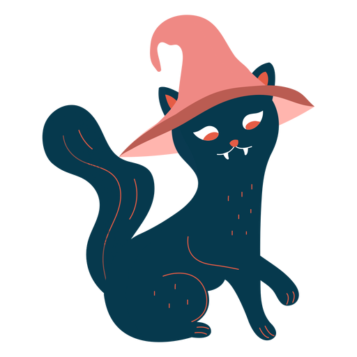 Katzenhexencharakter PNG-Design