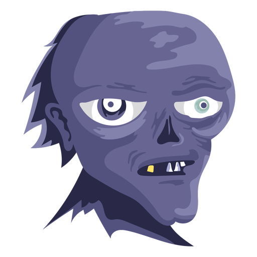 Creature bald man icon PNG Design