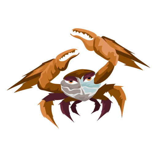 Icono de cangrejo de criatura Diseño PNG