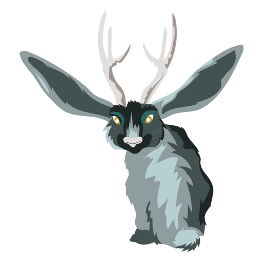 Ícone de criatura cervo coelho Desenho PNG