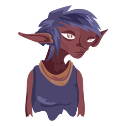 Icono de mujer criatura Diseño PNG