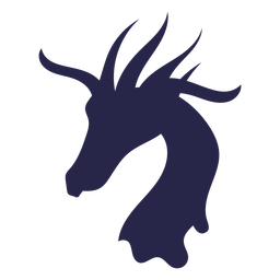 Criatura girafa como silhueta Desenho PNG
