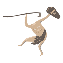 Creature head less tribal icon PNG Design