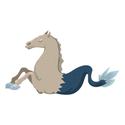 Icono de pez caballo criatura Diseño PNG