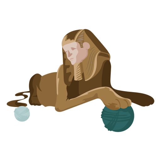 Creature sphinx icon PNG Design