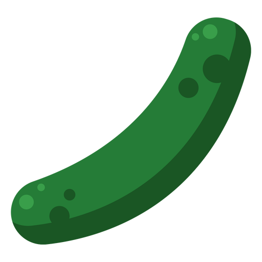 Pepino vegetal apartamento simples Desenho PNG