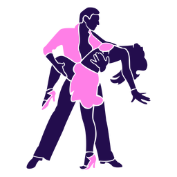 Silhueta de perna envolta em pose de dança Desenho PNG