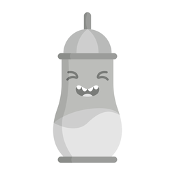 Flask sticker flat PNG Design