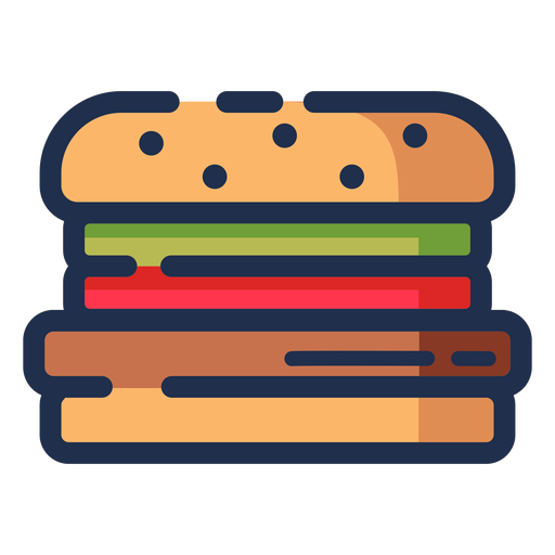 Hamburguesa icono de hamburguesa Diseño PNG