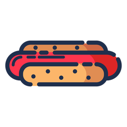 Hot Dog Ikone Hot Dog PNG-Design