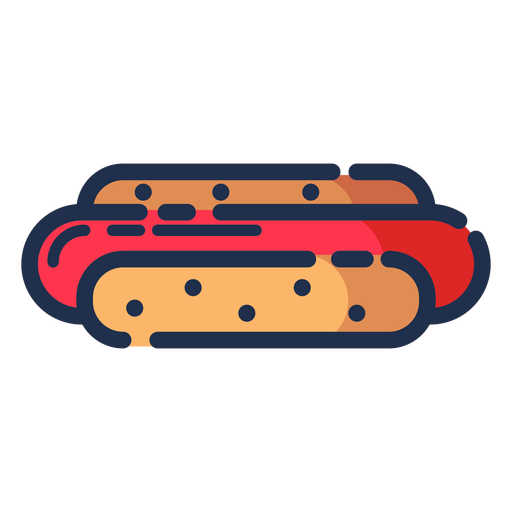 Hot dog icon hot dog PNG Design