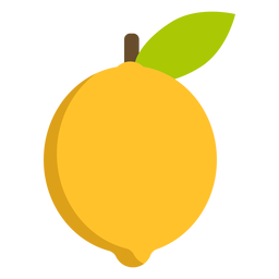 Plano de fruta de limón Diseño PNG