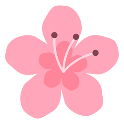 Maravilla flower flat PNG Design